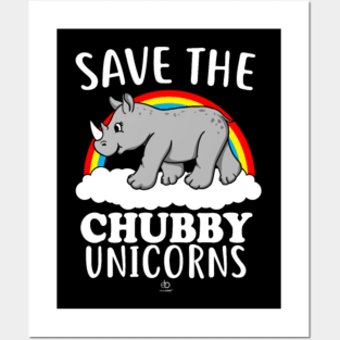 Save The Chubby unicorn-0MMkd Posters and Art